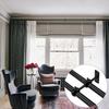 Wandmontierte Gardinenstangenhalterungen Robuste Rostbeständige Stangenhalterungen für Wohnzimmer Schlafzimmer Gardinenstange
