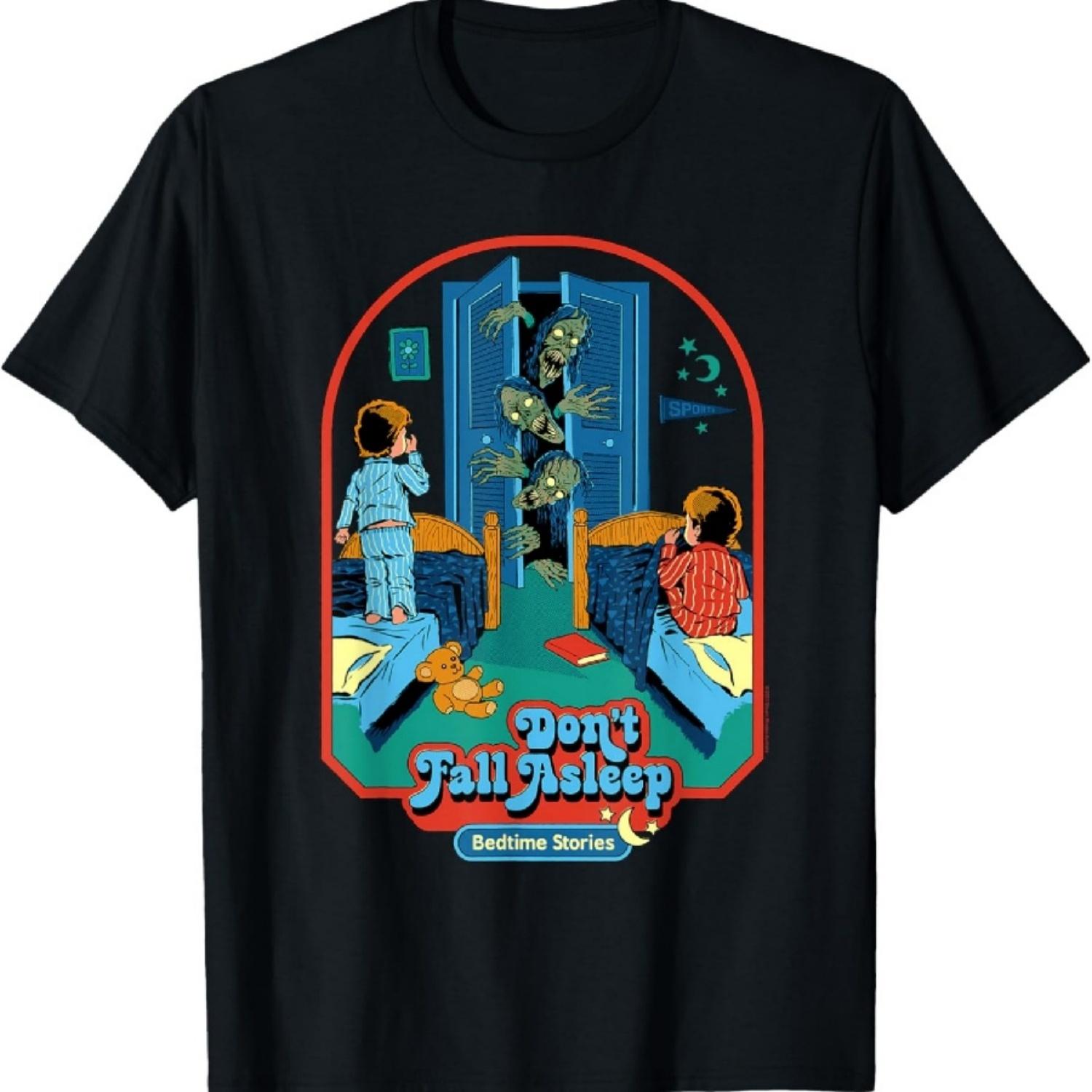 

Не засыпай Истории Ретро Черный юмор Футболка XXXXXL чёрный