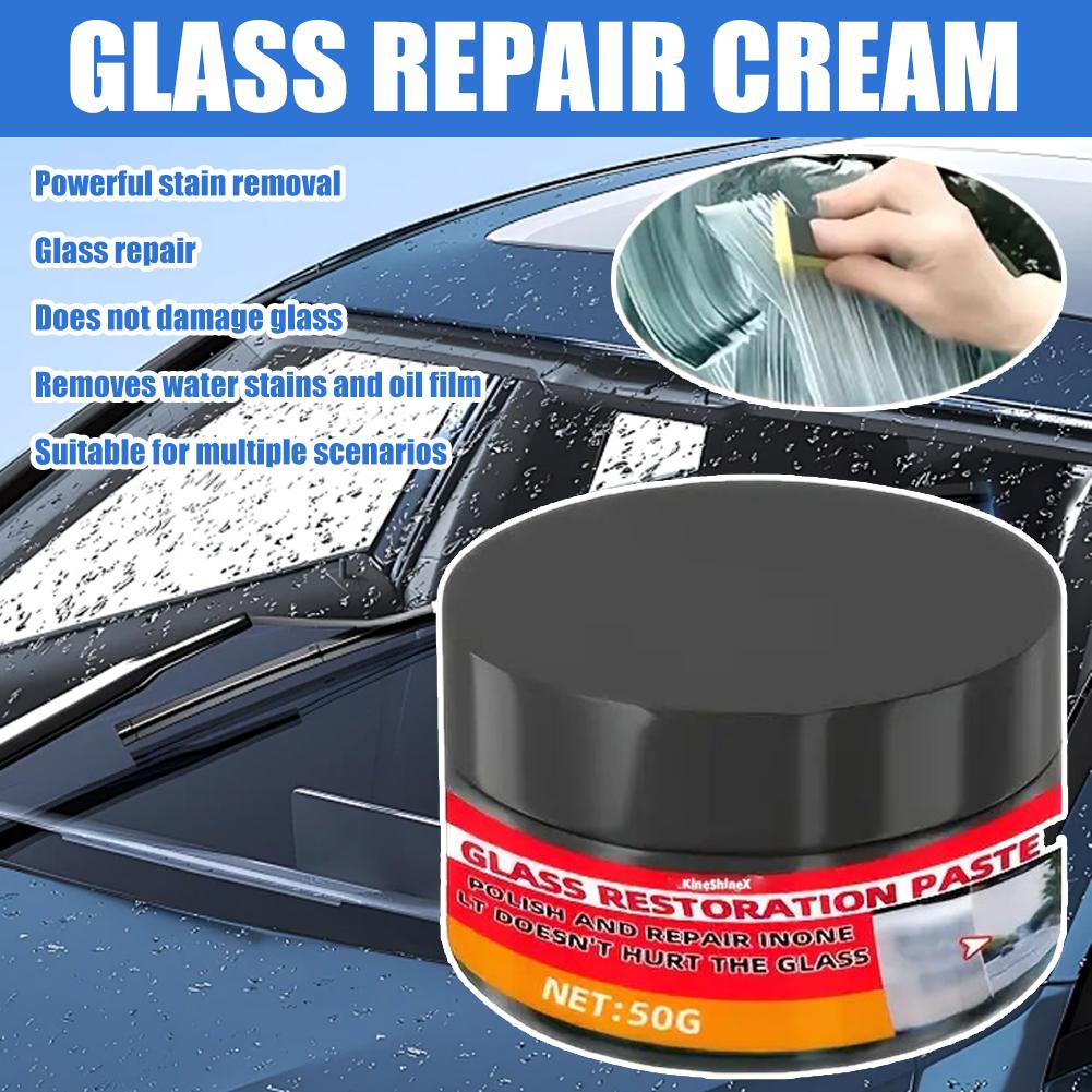 Glass Scratch Repair Car Window And Mirror Repair Kit Car Scratch Compound Glass Oil Film Cleaner Glass Polishing Agent