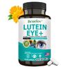 Bcuelov Lutein Eye+ Kapsułki, 9 Składników Odżywczych, Luteina 40mg, Zeaksantyna, Borówka Czernica Świetlik Zwyczajny, 120 Kaps.