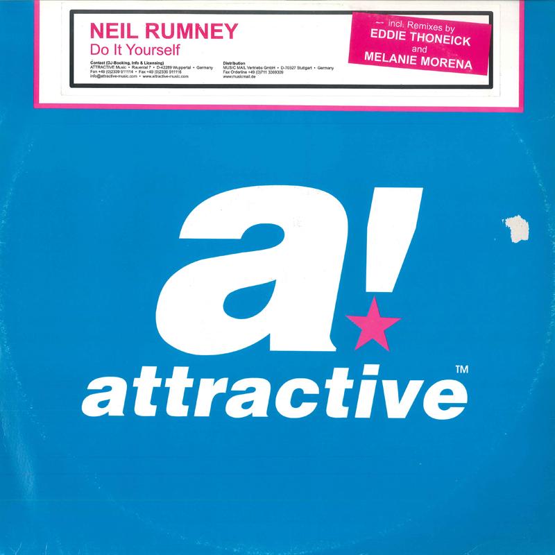 

12-дюймовая пластинка NEIL RUMNEY - Do It Yourself ATTR007 ATTRACTIVE 2004 Германия Танцевальная и Электронная Б/У
