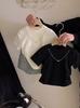 2024 Korean Style Short Sleeve Girls' Chain Design T-shirt - Stylish & Versatile