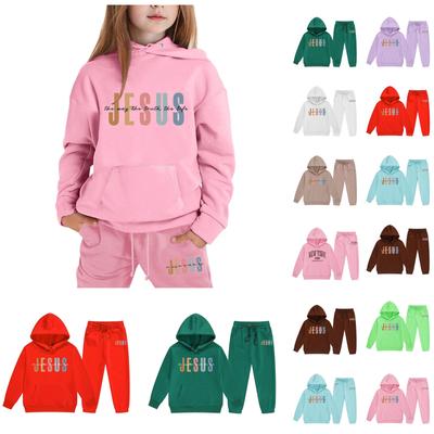 Chlapci Dívčí tepláky Oblečení Mikina s kapucí Tepláky na jogging Tepláky Set Módní outfit