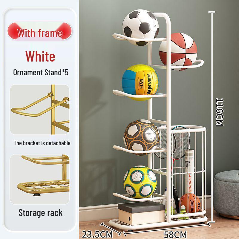 Aufbewahrungsregal für Volleyball und Basketball für Kinder