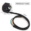 X-STYLE Motorcycle Switch, 12 V, Handlebar Switch, ON OFF, 2 Wires, Pack of 1