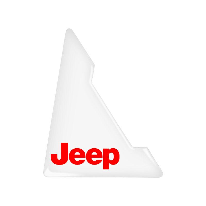 2Pcs Transparent Car Door Corner Cover Anti-Scratch Protection Sticker For Jeep Renegade Wrangler JK JL Grand Cherokee Compass Patriot