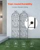 2 Packs Metal Garden Trellis for Climbing Plant Support 60x15 In Rustproof