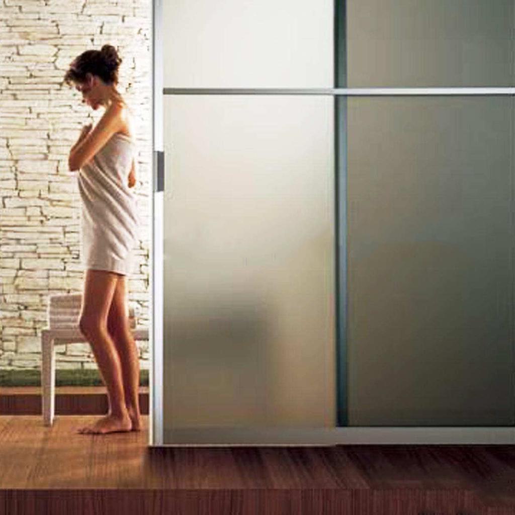 60x200cm Privacy Frosted Window Tint Glass Self Adhesive Tinted Film Home Office