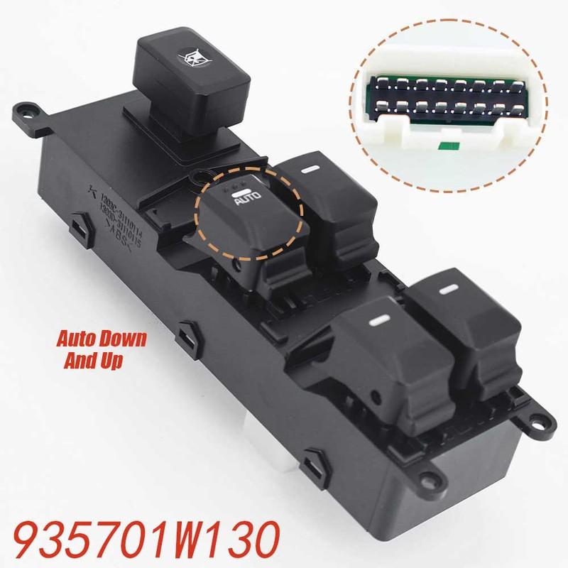 935701W130 For Kia Rio 2012 2013- 2016 Power Window Switch Master Control Panel 16PIN 18PIN Auto Down Up Window Regulator Switch