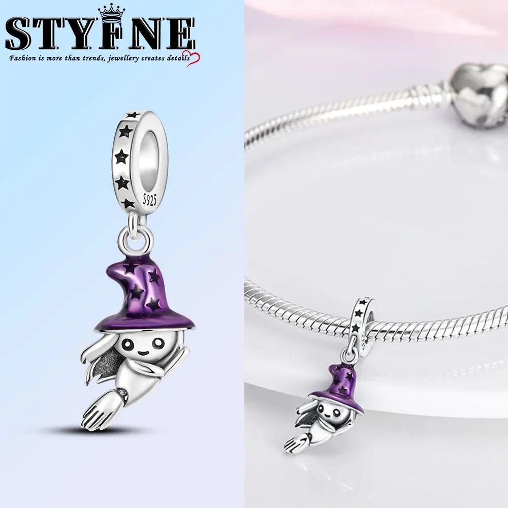 Copper Heart Skeleton Key Lock Beads New Halloween Series Diy Handmade Bracelet Birthday Gift Jewelry