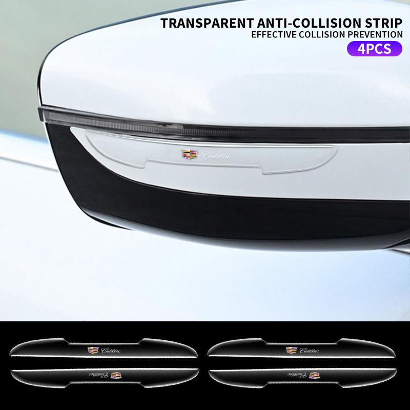 4PCS Car Door Edge Guards Anti-Scratch Protector for Cadillac CT4 CT5 CT6 XT4 XT5 XT6 CTS ATS SRX XTS STS SLR XLR BLS Deville