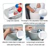 Adjustable Toilet Cistern Cleaning Tablets Holder Practical 304 Nonrust Steel Mount No Tools Needed Secure Water Tanks Fit