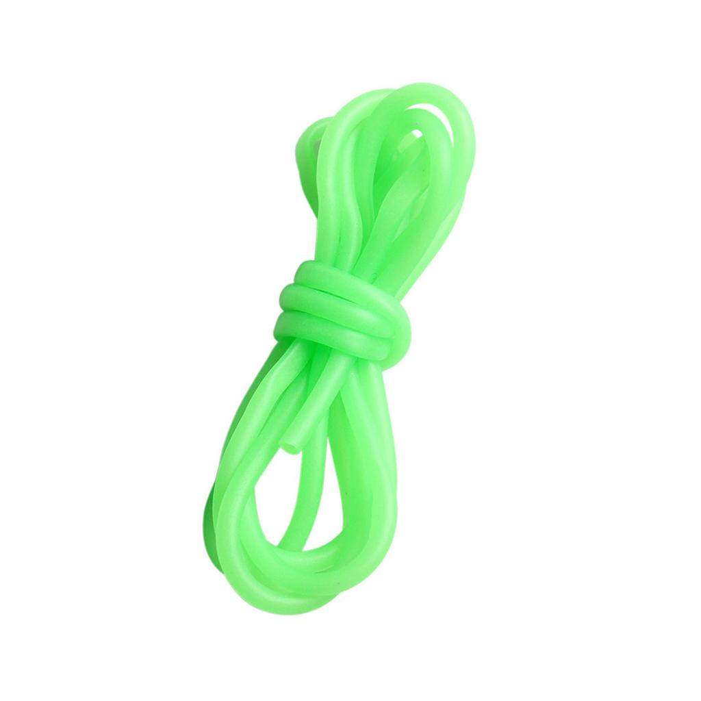 0.8/1/1.2/1.5/1.8/2mm Fishing Rig Hook Line Tubing Silicone Glow Pipe Luminous Tube Rig Sleeves Glow In the Dark Tubing