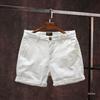 Men's Korean Style Casual Summer Wide-Leg Shorts with Unique Belt Design