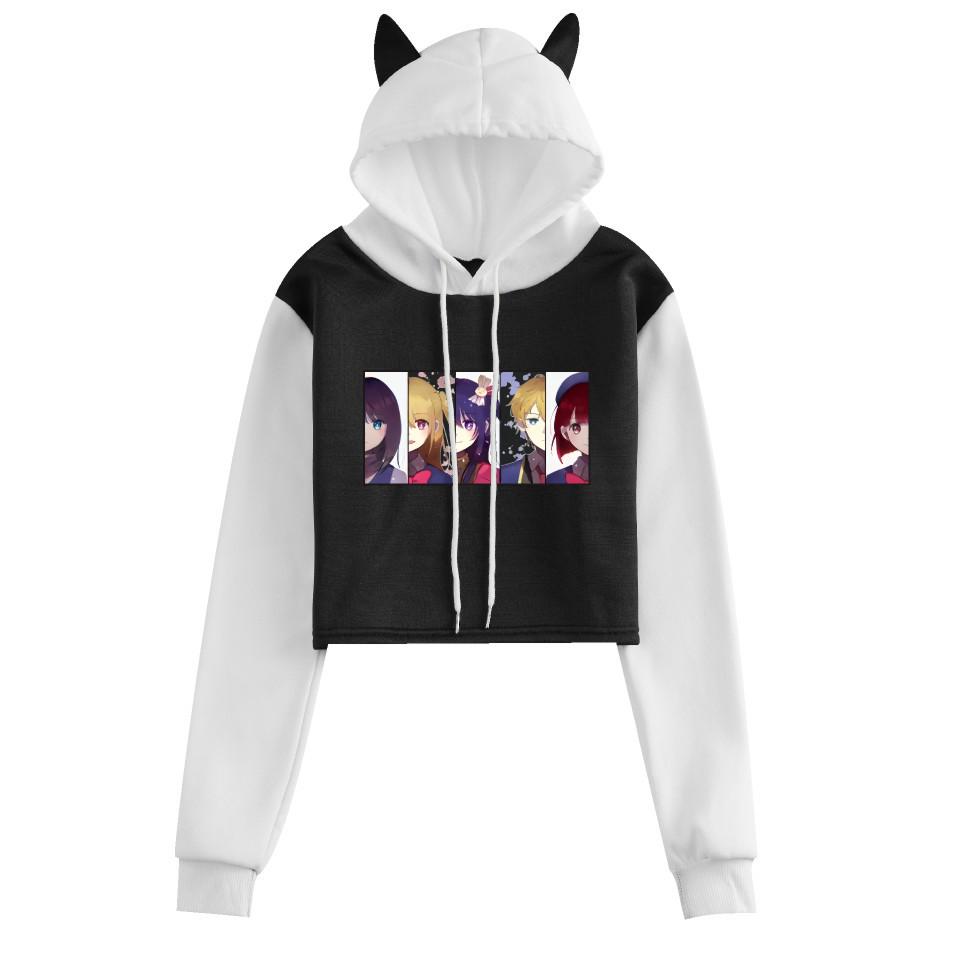 2023 Oshi No Ko My Starry Child Anime Cat Ear Hoodie