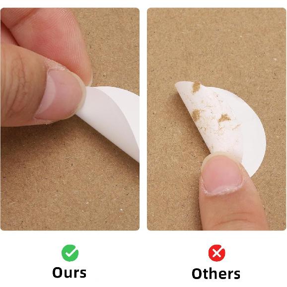 10 Sheets(540 Pieces) Round Blank Sticker Labels 1.2 Inch, Removable White Labels Stickers Dots Waterproof Labels Container Labels for Organizing