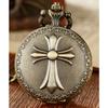 Exquisite Bronze Pocket Watch with Small Heart-shaped Spider Web Shell Watch Necklace, Small Pocket Watch, Gift Pocket Watch Pendant Pocket Watch