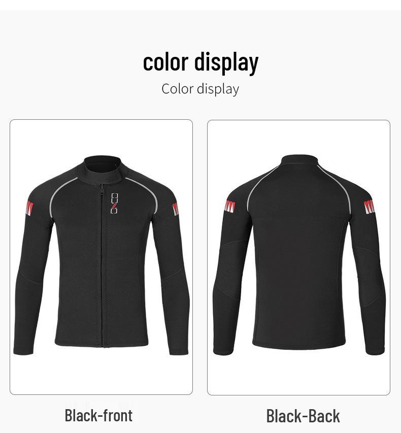 1.5mm Two-Piece Wetsuit for Men & Women: Long Sleeve & Pants, Cold & Sun Protection, Surfing Suit