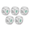5Pcs Mahjong Wind Direction Dice East South West North Sphere Entertainment Game Dice