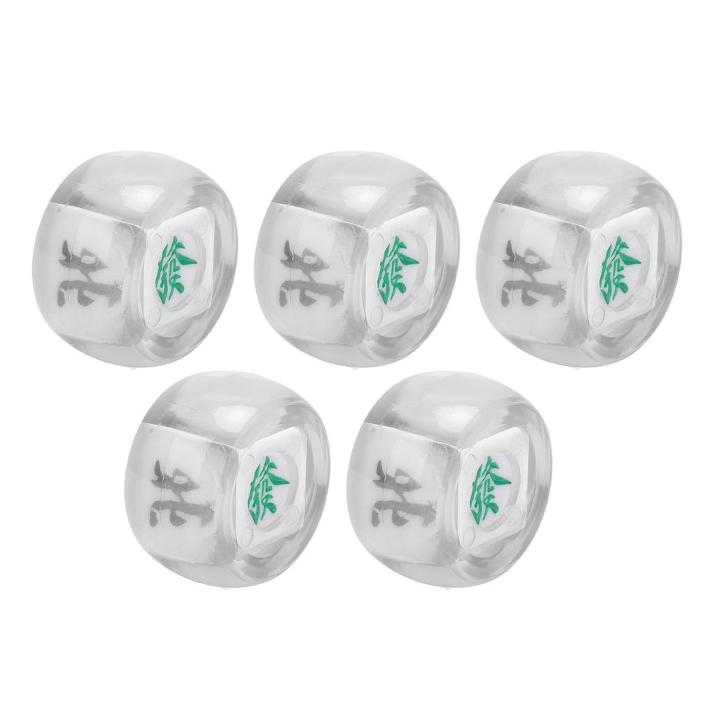 5Pcs Mahjong Wind Direction Dice East South West North Sphere Entertainment Game Dice
