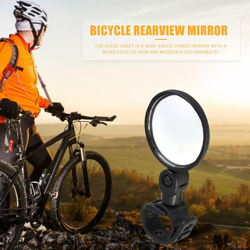 Bicycle Rear View Mirror Bike Cycling Wide Range Back Sight Reflector Adjustable Left Right Mirror Bike Parts