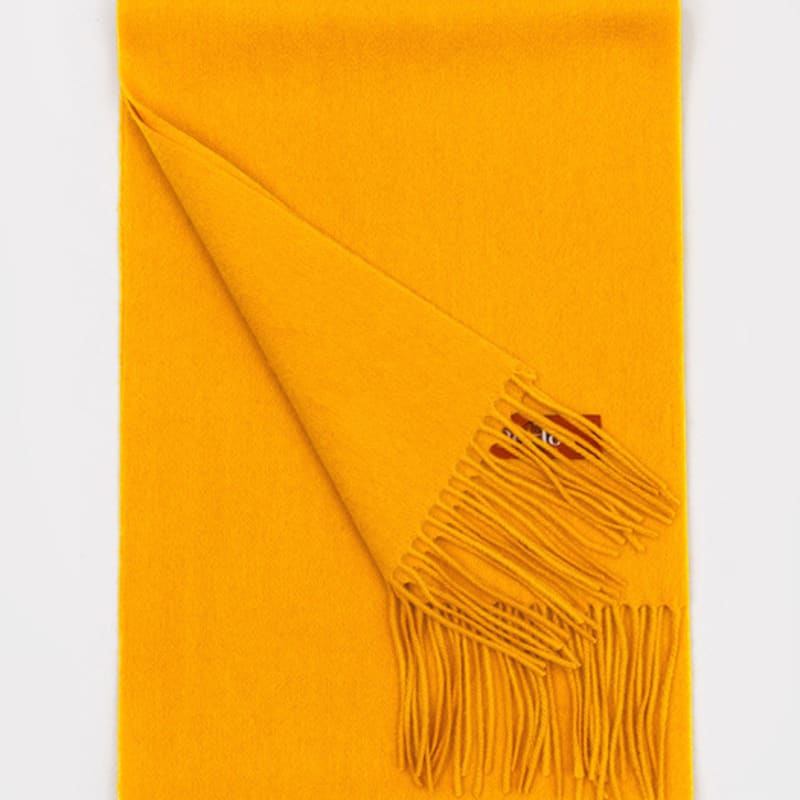 RECLOW RECLOW 100% Wool Muffler Mustard