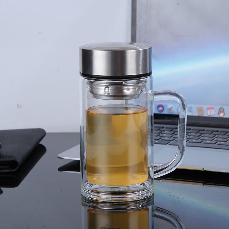 Waterxi Double Wall Insulated Glass Tea Cup