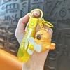 Cute Capybara Car Pendant Cartoon Capybara Aircraft Key Ring  Bag Charm