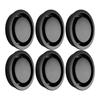 6PCS Kitchen Gas Stove Vent Covers Enhancing Aesthetic Appeal and Prevent Dust Entry Easy Installation and Remove