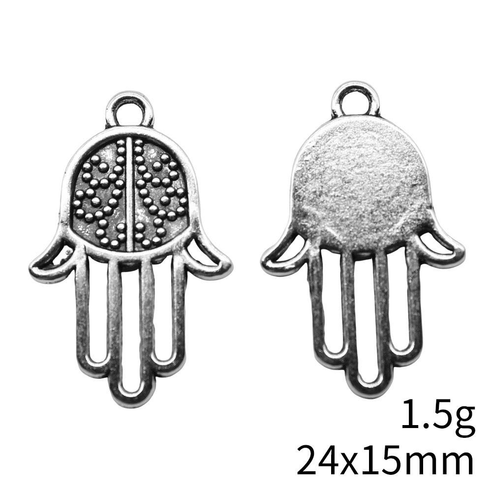 NewArrivals Charms For Necklace Hamsa Hand Talisman Amulet Charms Pendant Biz Phone Pendant