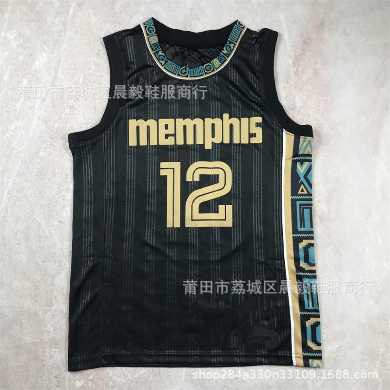 Mens Basketball Jersey Memphis Grizzlies Morant Rose Bibby Moraete Embroidered Team Sportswear Lightweight Cotton Blend