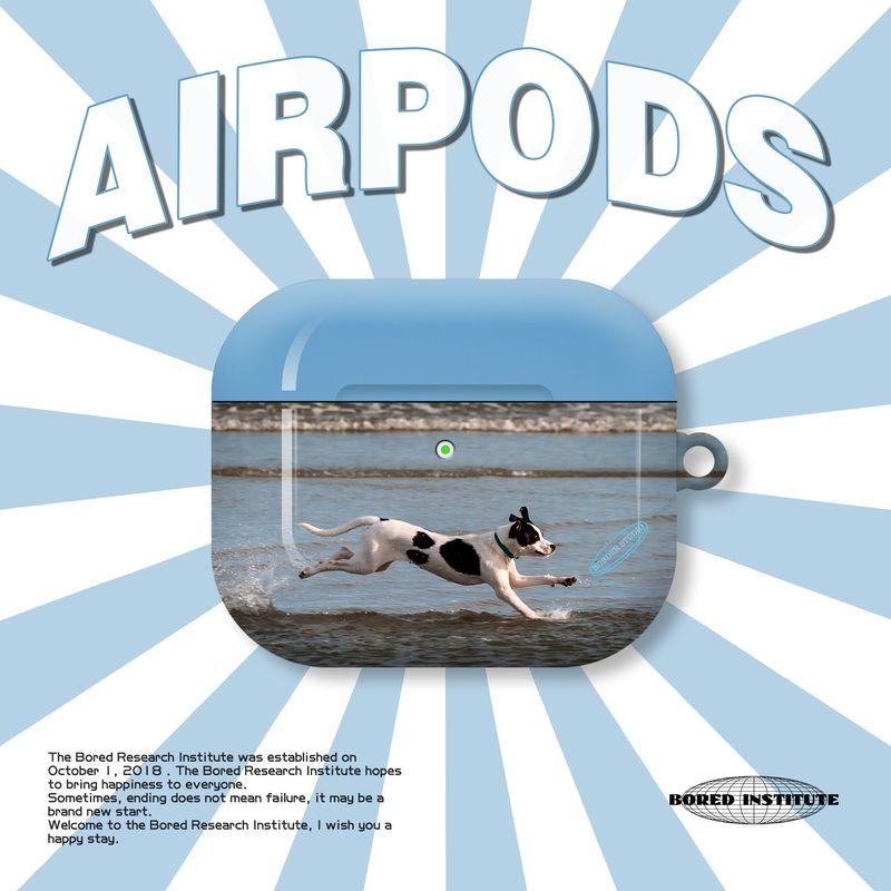 

Tide Applicable to Airpods3 Generation Earphone Case Airpodspro Second Generation/Generation Protective Case Glossy Hard Case Airpods4 Generation Apple AirPods 4