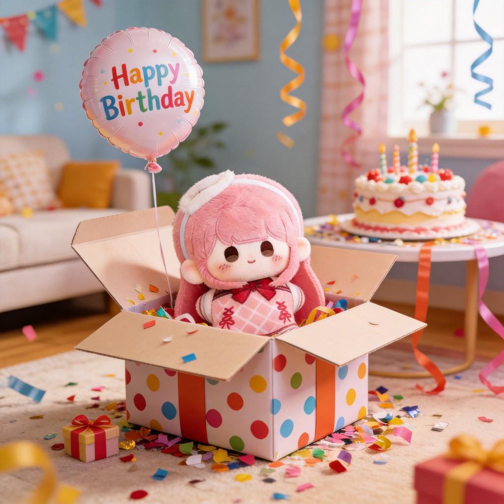 Shining Nikki Plush Doll With High Quality Feather Cotton For Birthday Gift Collectors