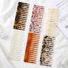 Pettini per capelli in acetato a denti larghi Antistatici Spazzola per capelli da massaggio Parrucchiere Colorato Salone di acconciatura Styling Accessori da viaggio