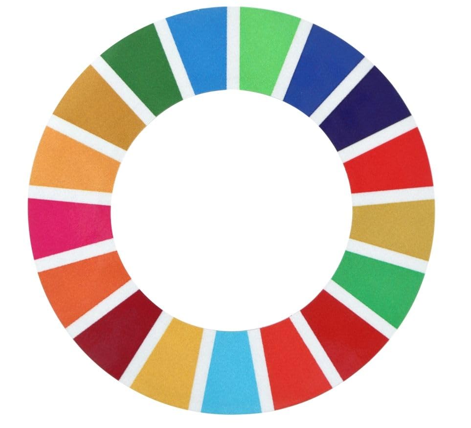 

SDGs Magnetic Sticker Car Sticker Car Sticker Waterproof 13cm x one size