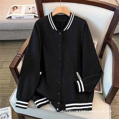 Unisex Korean Style Baseball Jacket - Cool, Versatile Hong Kong Trend for Spring, Summer, Autumn