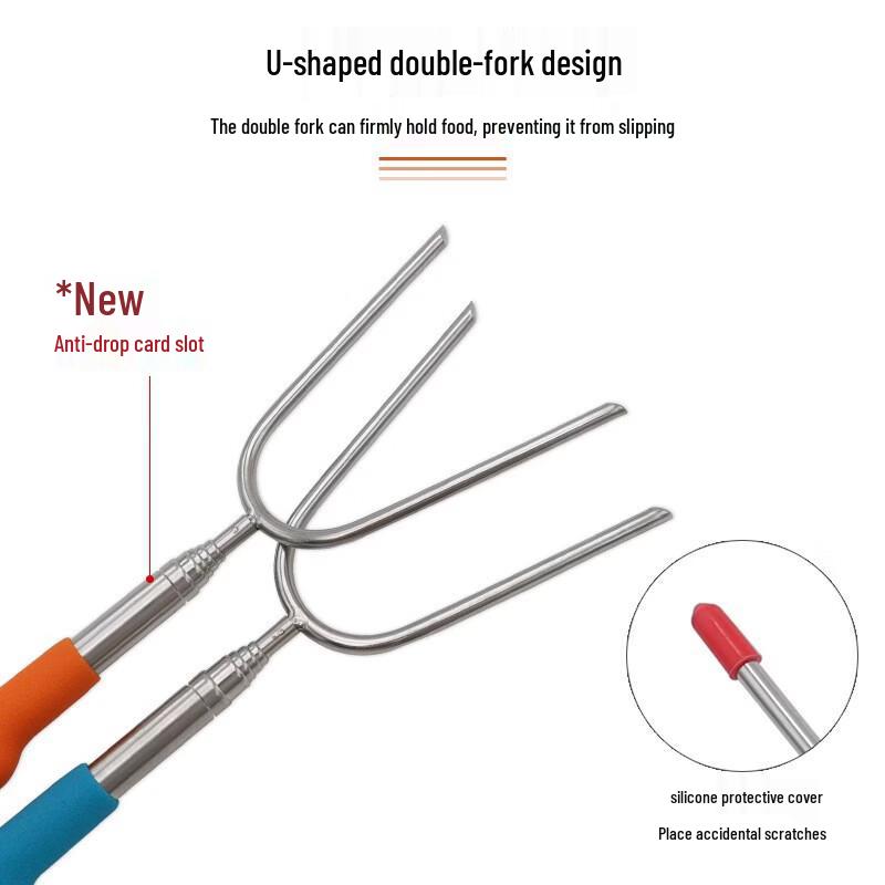 SMVP Retractable Outdoor BBQ Fork