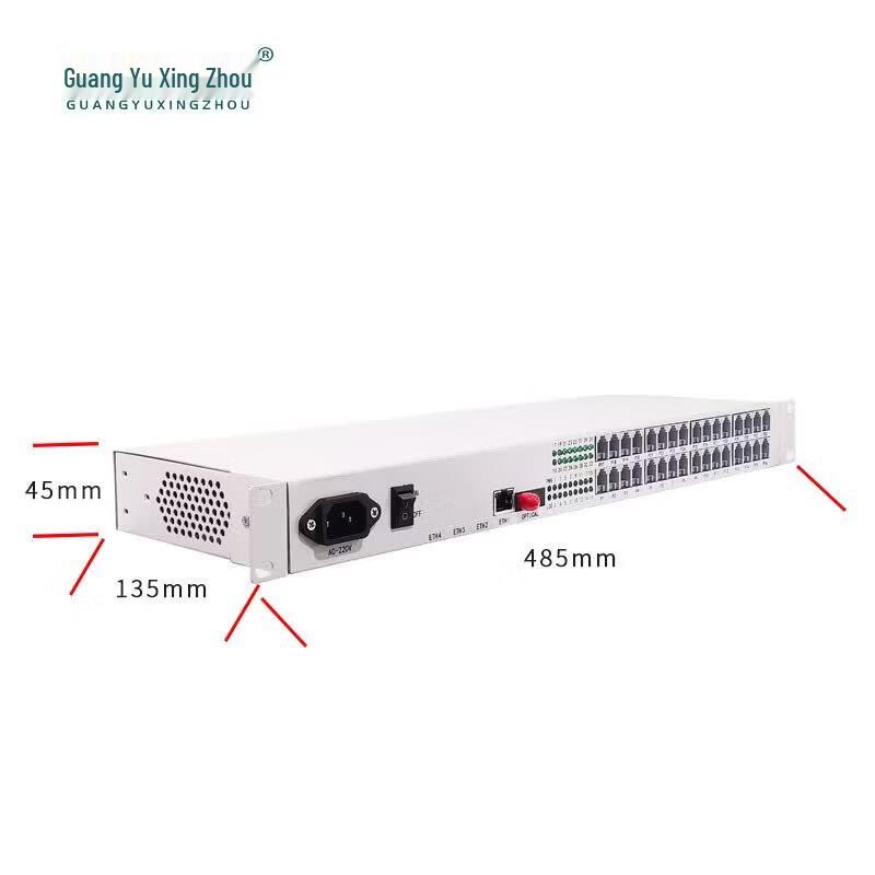 GY-P32FE1 32-Channel Telephone & Ethernet Optical Transceiver