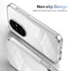 For Honor 200 Pro 5G Clear Phone Case TPU+PC Anti-Slip Drop-Proof Back Cover