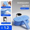 Pocket Power Strip Extension Cord 1Ac 2Usb 2Type C Socket Pure Minimalist Style Pd 15.5W Fast Charging Home Travel