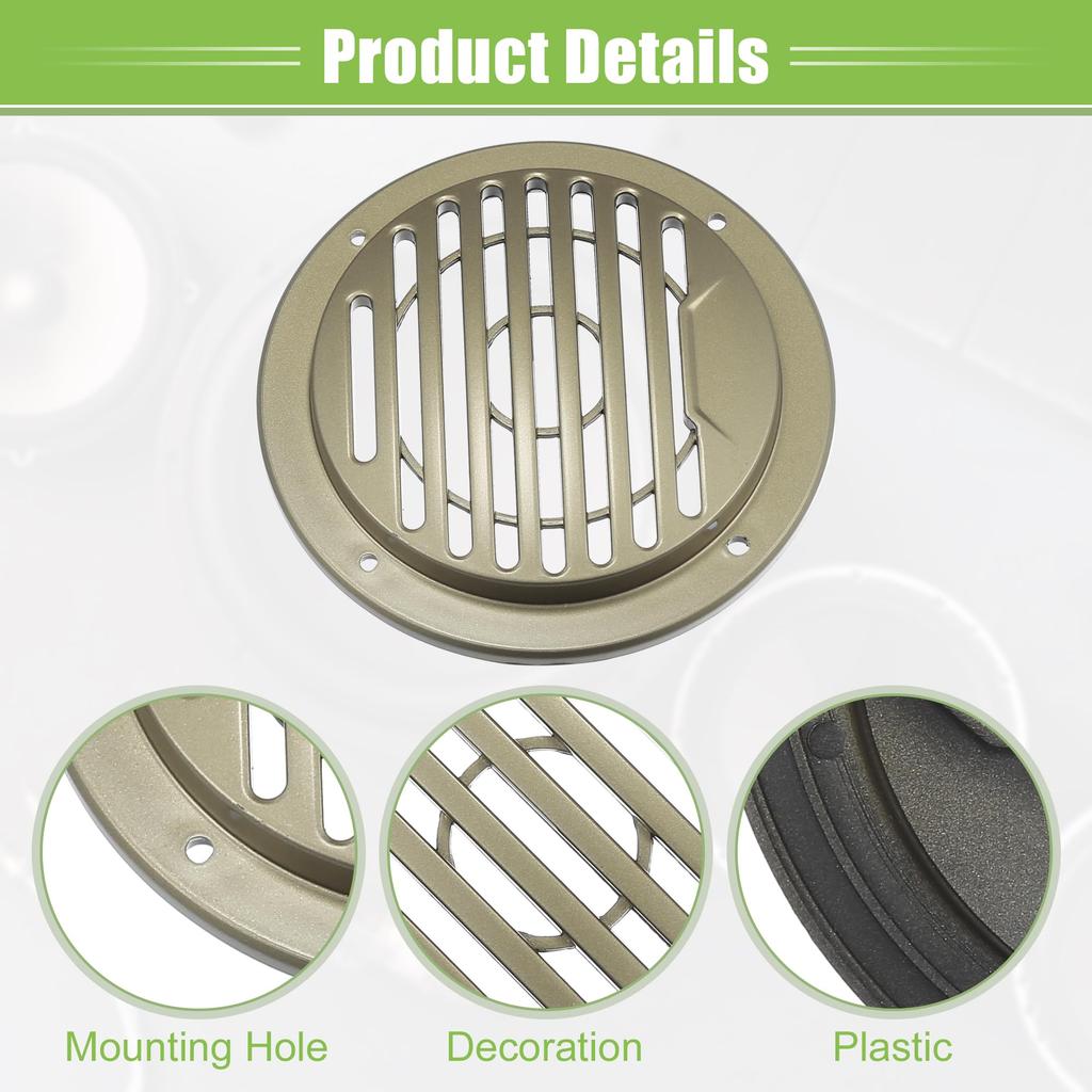 ACROPIX Universal 3" Car Speaker Grille Cover Round 3" Audio