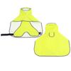 Waterproof PU Dog Raincoat Large Medium Dogs Hooded Cape Style Belly Protection All Season