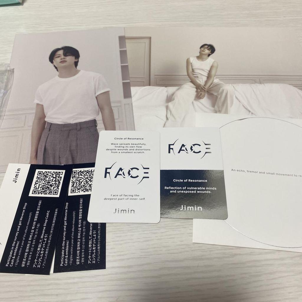 [USED] FACE JIMIN BTS import disc