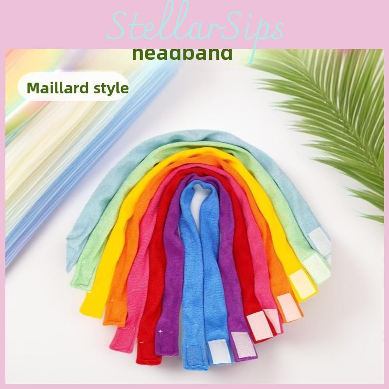 Kids Geometric Style Hairband With Waterabsorbing Polyester Material For Fitness And Play