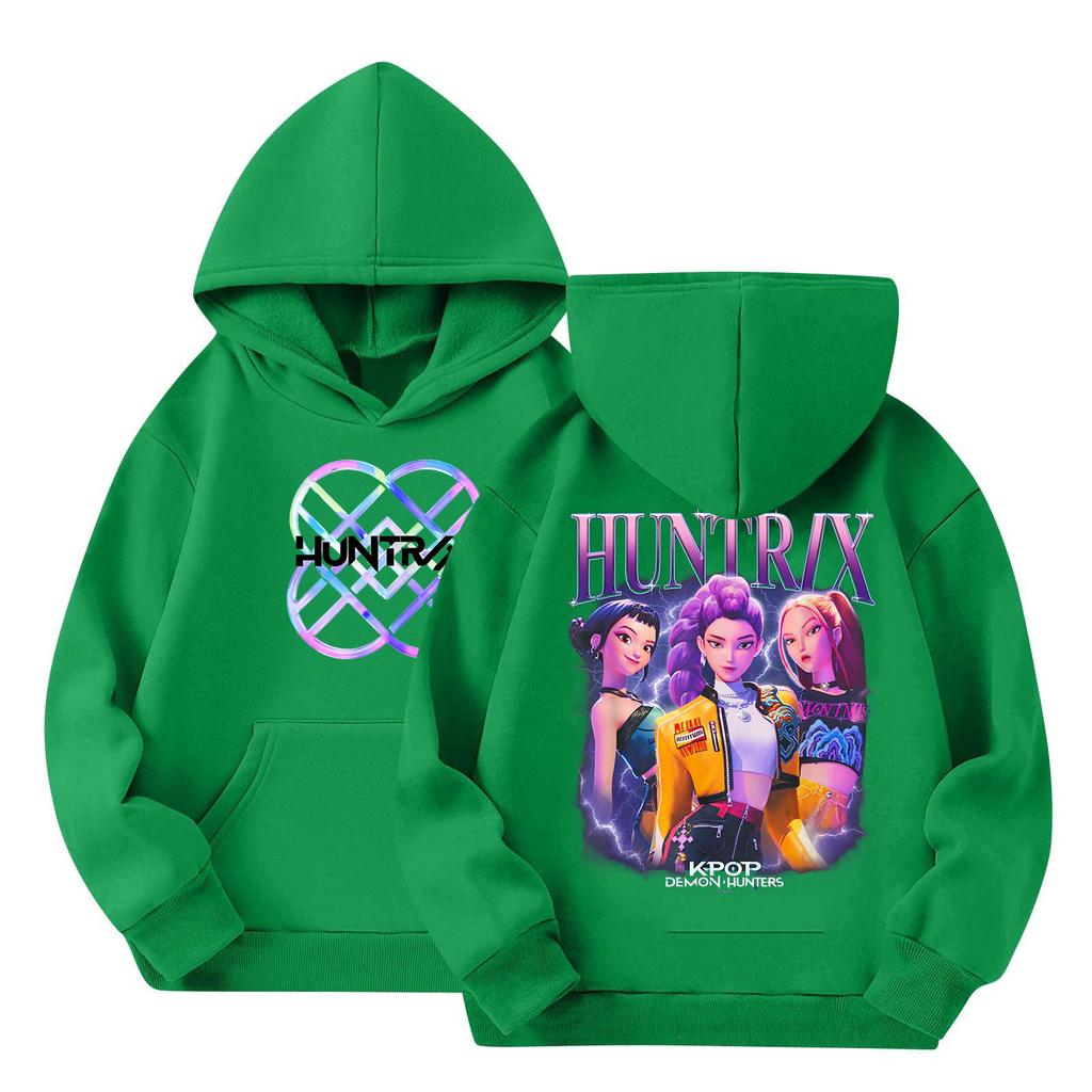 Dětská volná mikina s dlouhým rukávem a kapucí se stahovací šňůrkou a potiskem písmen