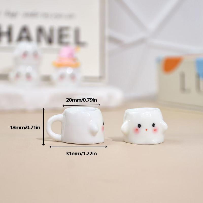 Mini Nail Polish Powder Liquid Nail Cup Nail Brush Cleaning Tools Liquid Power For Mixing Bowl Ghost Cartoon Brush Holder Dish
