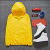 Women's Solid Colored Hooded Long Sleeved Jacket, Windbreaker, Sun Jacket, Outdoor Sports Jacket