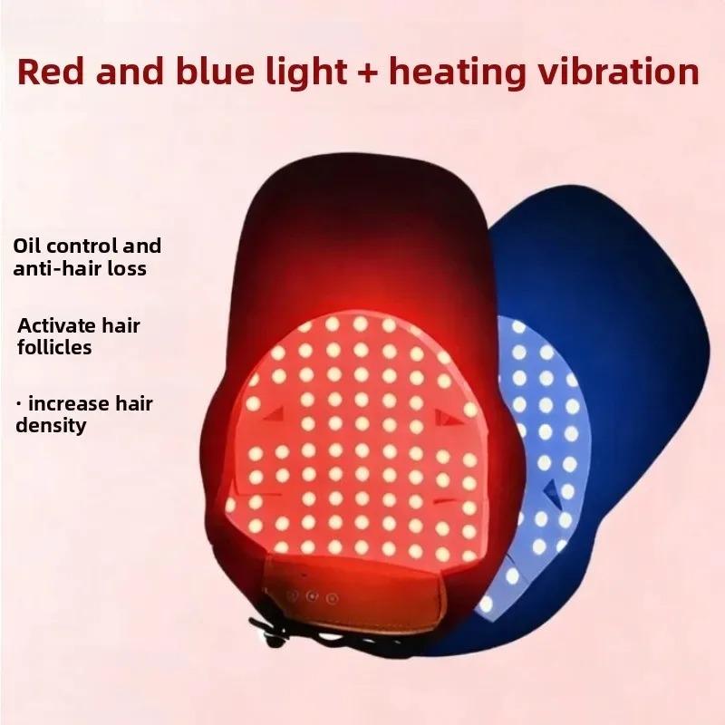 660nm&850nm Infrared LEDs  Red Light Therapy Hair Growth Cap For Hair Regrowth Anti Hair Loss Relax Scalp