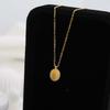 Durian necklace ancient sand gold fruit pendant jewelry
