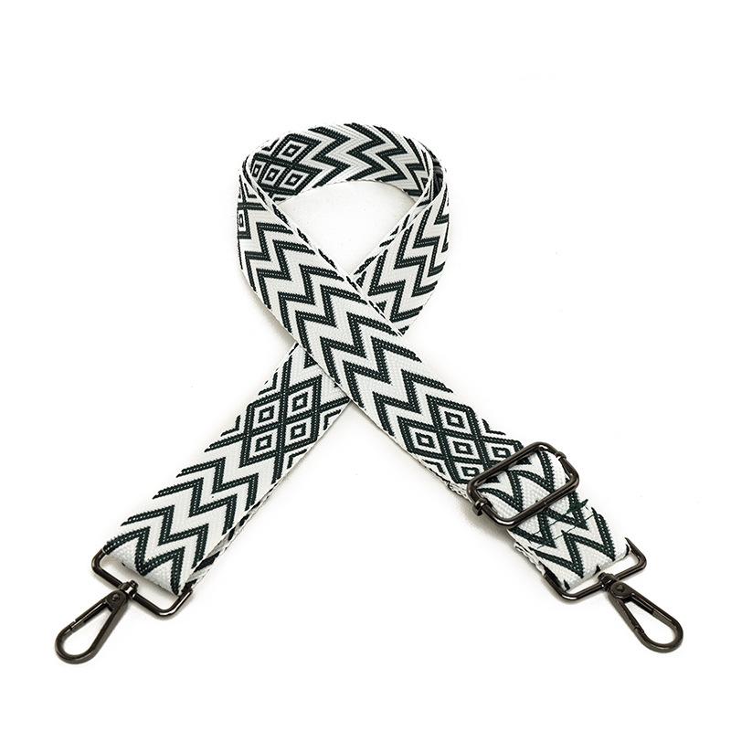 Spot shoulder strap 38mm new ethnic style shoulder strap adjustable bag single shoulder strap color bag strap